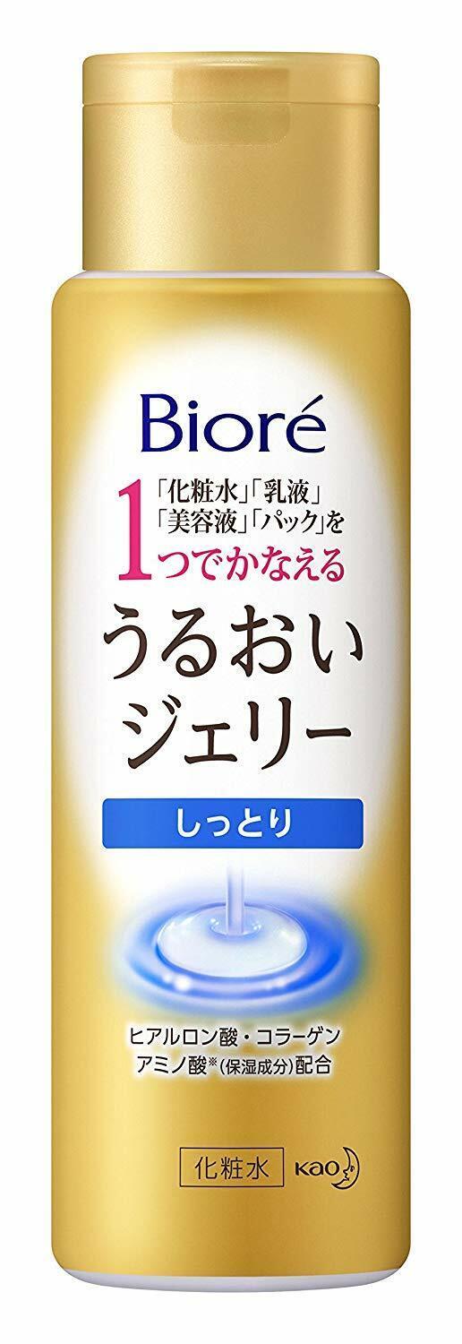 KAO Biore Uruoi Jelly 4in1 Daily Face Lotion Toner Moisture 180ml - $20.50