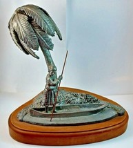 RARE! Michael Ricker Pewter Limited Edition &quot;Seminole II&quot; 10&quot; Sculpture #72 /200 - £694.34 GBP