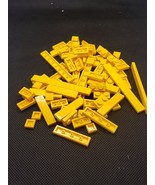 Lego  Assorted Yellow Bricks 70 pcs 1621/16 - £2.36 GBP