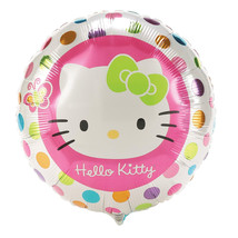 Foil Balloons - AG 18 LC Hello Kitty Rainbow, Case of 100 - £27.95 GBP