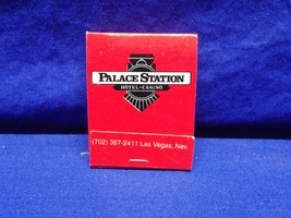 Vintage &quot;Palace Station Hotel Casino&quot; Matchbook Las Vegas Nevada - $4.50