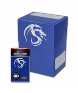 1x BCW GAMING DECK CASE Matte BLUE Box - Holds 80 Cards w/Card Divider 1... - $6.83