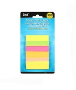 Jot Sticky Note Flags ~ Assorted Bright Neon Colors 300 Sheets Per Pack - $7.49