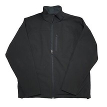 Black Lined Full Zip Warm-Up Jacket Coat by Athletech Fall Lightweight W... - $23.76
