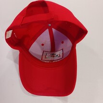 Haiti Flag Men's Back Strap Red Cotton Blend Baseball Cap Hat image 7