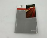 2021 Toyota Corolla Owners Manual OEM Z0A4063 [Paperback] Toyota - $48.99