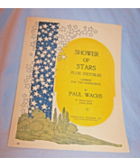 1903 Shower of stars Pluie D&#39;Etoiles Piano Sheet Music by Paul Wachs - $9.50