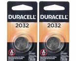 2X Duracell DL2032 3V Lithium Coin Cell Battery CR2332, BR2332, DL2032, ... - £5.75 GBP