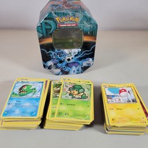 Pokemon Card Lot of 275 Pokemon CCG Cards Common and Uncommon in Tin Mixed - £31.32 GBP