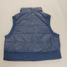 Offline by Aerie RN#54485 Women's Small Blue  Snap Button Sleeveless Vest Pocket image 2