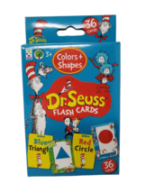 Bendon Dr. Seuss Flash Cards - 36 Cards - New  - Colors &amp; Shapes - £5.49 GBP