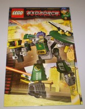 Used Lego Exo-Force INSTRUCTION BOOK ONLY # 8100 Cyclone Defender No Leg... - $9.95