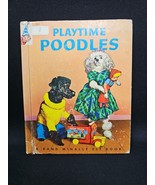 Playtime Poodles Rand McNally Elf Book 1950s Vintage Photo Storybook Dogs - $462.00 MXN