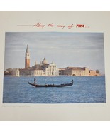 Vintage Along The Way of TWA Poster ART San Giorgio Maggiore Venice Ital... - €9,55 EUR