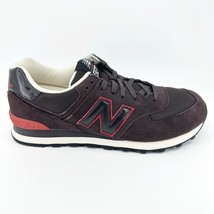New Balance 574 Classics Brown Red Suede Mens Retro Sneakers ML574CCR - £67.69 GBP
