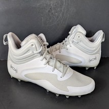 White Under Armor Mid Football Cleats Mens Size 9 (3025639-100) - £49.00 GBP