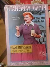 Great Collectible Tin Sign- I Love Lucy Vitameatavegamin Spoon Your Way To Healt - £12.29 GBP