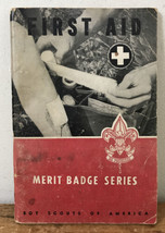 Vtg Boy Scouts of America First Aid Merit Badge Series Book - £784.10 GBP