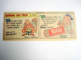 1952 Color Ad Necco Assorted Wafers Riddle Me This - £6.37 GBP