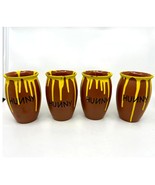 Winnie The Pooh~ Brown &amp; Yellow Clay Honey &quot;Hunny&quot; Pot/Jars 6&quot;~Baby Show... - $27.70