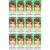 Pack of (12) New Clairol Balsam Permanent Hair Color, 608 Light Brown - £71.17 GBP