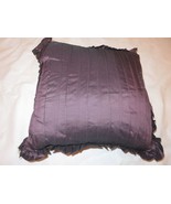 Isabella Collection TIESTO Purple Tafetta Square Deco Pillow NEW RARE - €65,02 EUR