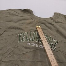 Pacific & Co Yellowstone National Park Men's Green Classic Sweatshirt Size M image 4