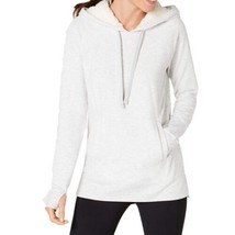 allbrand365 designer Womens Activewear Fleece Lined Hoodie,X-Large,White... - $45.00