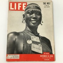 VTG Life Magazine November 20 1950 The Nile, 12 Pages Photo by Eliot Elisofon - £10.39 GBP