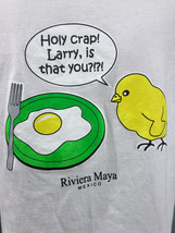 Riviera Maya Mexico Novelty Tourist Chicken Egg Small T-Shirt - £10.84 GBP