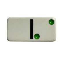 Double Nine Dominoes Replacement Tile 0 2 Color Dot Vintage 1998 mq - £3.08 GBP