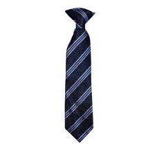 Easter Church Holiday Boy Clip On Neck Tie Black Blue Formal Child Special Event - £7.76 GBP
