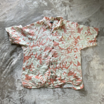 Tommy Bahama Hawaiian Shirt Men&#39;s XL   100% Linen Vintage Tropical Beach... - $12.16
