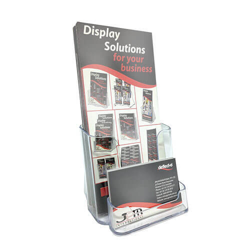 Deflecto Brochure with Business Card Holder - DL - $21.45