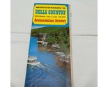 Vintage Wisconsin Dells Country Lake Delton Accommodations Directory Map  - £19.39 GBP