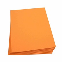 Craft Foam -9&quot; x 12&quot; Sheets-Orange-10 Pack- 2mm thick - £11.37 GBP