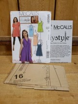 McCalls DIYStyle Misses Tops, Tunics and Dresses #M6031 Size E (14,16,18)  UNCUT - $17.79