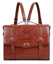 New Design Women Messenger Bags Vintage PU Leather Handbag Crossbody Satchel - £78.30 GBP