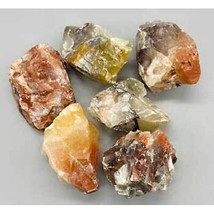 1 lb Red/ Brown Calcite untumbled stones - £11.28 GBP