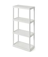 Gracious Living 4 Shelf Fixed Height Solid Light Duty Storage Unit 24 x ... - €43,22 EUR