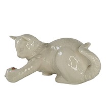 Lenox China Jewels Collection Cat Kitten Playing With Ball Figurine - £11.80 GBP