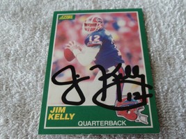 1989 Score Jim Kelly Hand Signed Auto Nm / Mint Or Better #223 !! - £51.19 GBP
