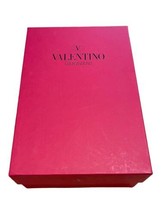 Valentino Empty Gift Shoe Box Set w/Tissue Paper, Dust Bag &amp; Card 8”x12”... - £29.88 GBP