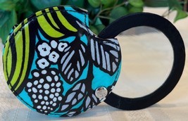 Vera Bradley Purse Pocket Round Purse Mirror Island Blooms Rare - £15.05 GBP