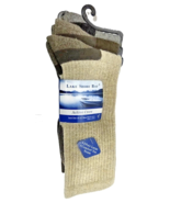 3 Pairs L.S.Bay Men&#39;s Active Crew Socks, Shoe Size 6-12.5 NWT - $12.86