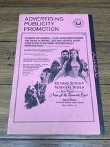 Anne Of The Thousand Days Vintage Press Kit Movie Poster Original Rare C... - $54.45