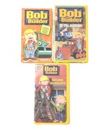 Bob The Builder-Lot Of 3 (VHS) To The Rescue, Building Friendships, As S... - $184.10 MXN
