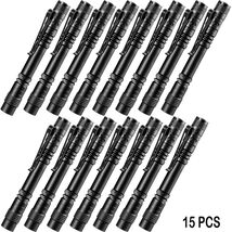 Mini LED Flashlight Aluminum Alloy Pen Light Clip Camping Emergency Torch - $22.77+