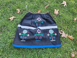Woman's antique and primitive apron, hand woven wool apron, Kumanovsko pole - $35.00