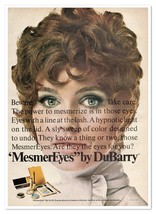 DuBarry MesmerEyes Eye Make-up Brunette Woman Vintage 1968 Full-Page Mag... - $9.70